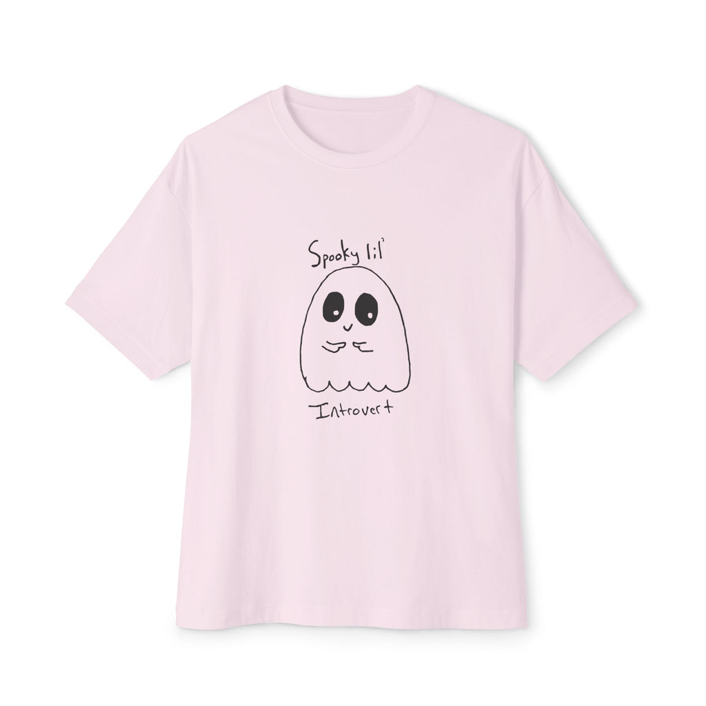 Spooky lil' Introvert - Oversized T-Shirt, Funny Halloween Design
