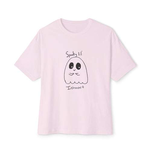 Spooky lil' Introvert - Oversized T-Shirt, Funny Halloween Design
